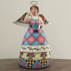 Jim Shore "Bless This Kitchen" - Whimsical Angel Sculpture